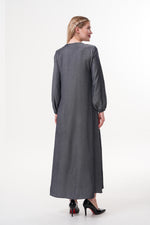 ECM Sofie Tencel Abaya Anthracite