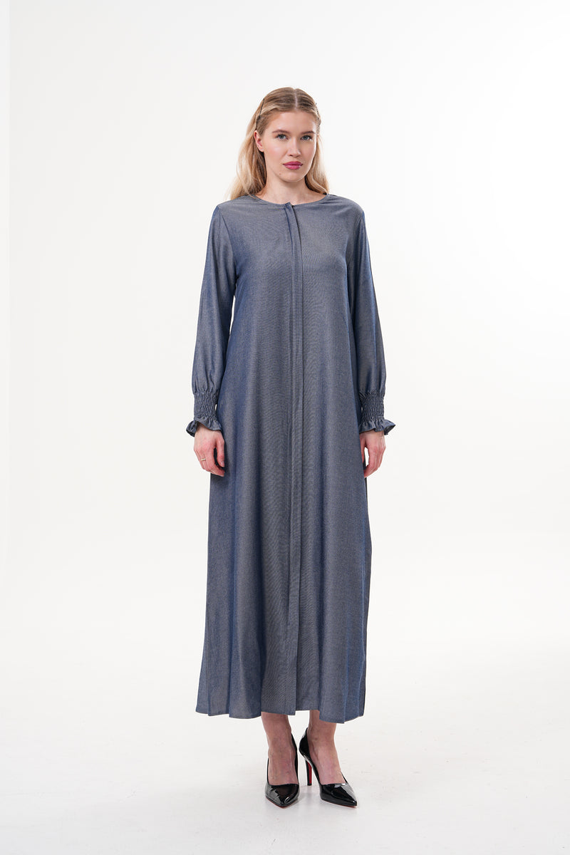 ECM Talia Tencel Abaya Navy Blue