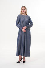 ECM Talia Tencel Abaya Navy Blue