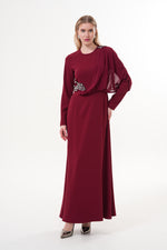 A&W Caterina Dress Burgundy