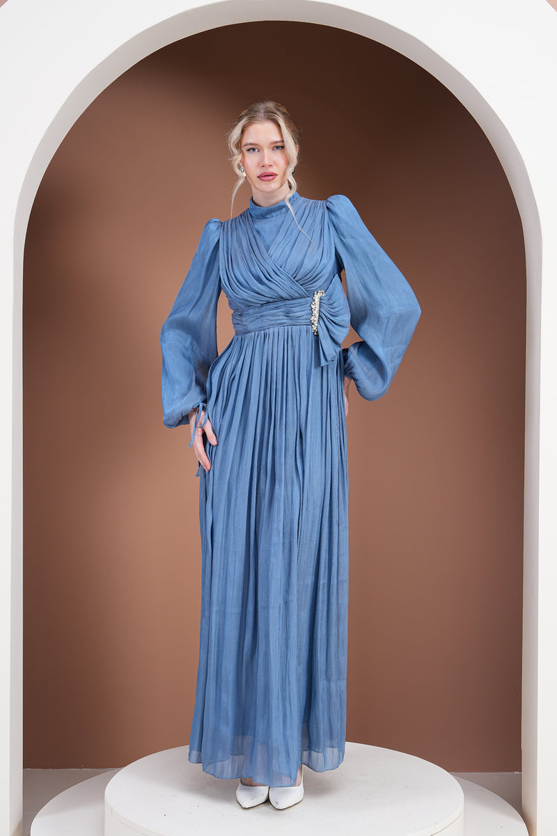 PN Lale Dress İndigo