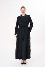 ETC Avalon Lace Abaya Beige