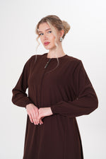 O&F Charis Abaya Brown