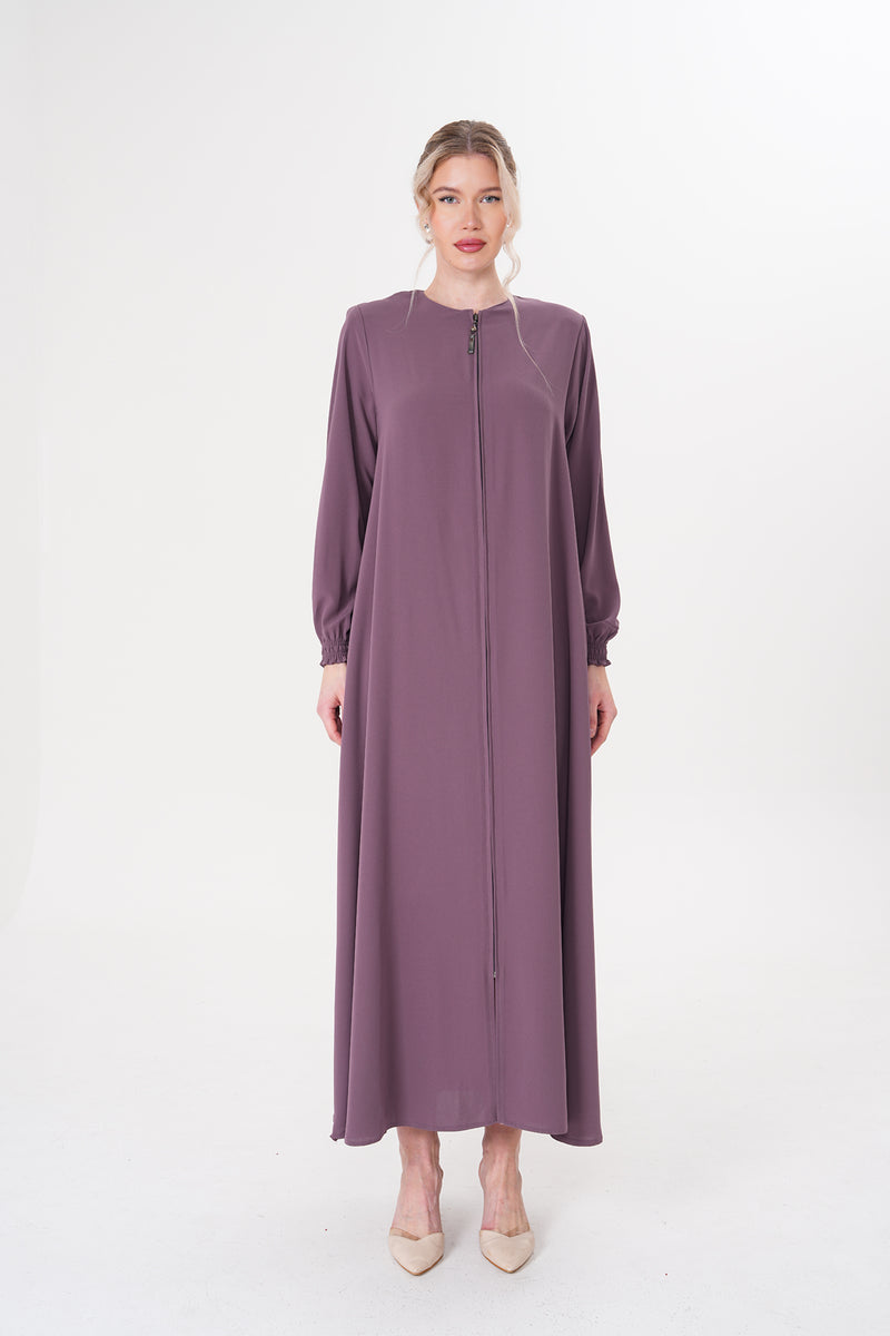 O&F Charis Abaya Dried Rose