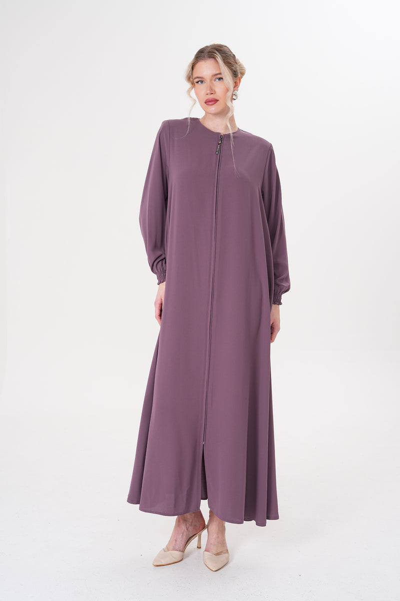 O&F Charis Abaya Dried Rose