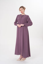 O&F Charis Abaya Dried Rose