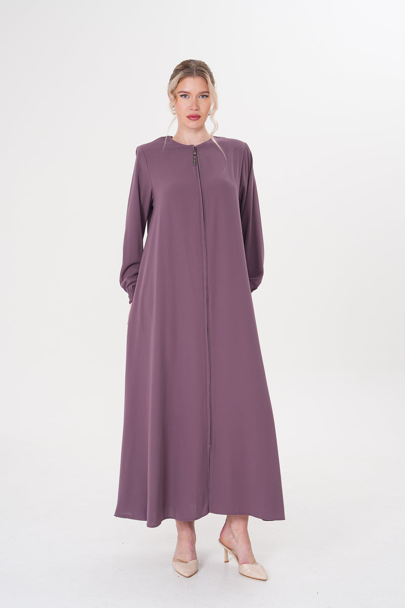 O&F Charis Abaya Dried Rose