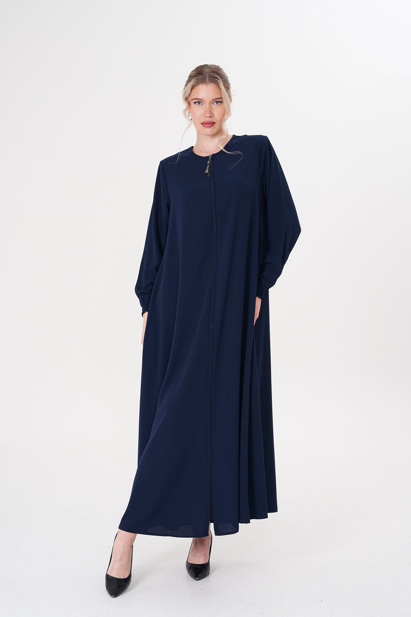 O&F Charis Abaya Navy Blue