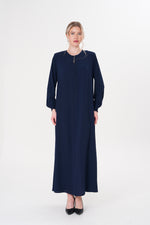 O&F Charis Abaya Navy Blue