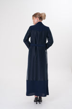 ETC Lucy 2 Pc Abaya Set Navy Blue