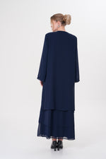 MUS Haven Abaya Navy Blue