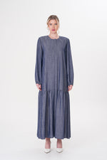 MUS Harper Abaya Navy Blue