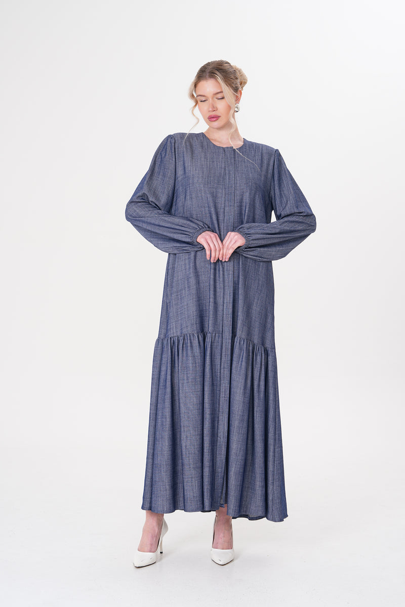 MUS Harper Abaya Navy Blue