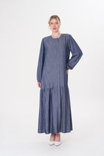 MUS Harper Abaya Navy Blue