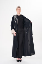 ETC Liora Abaya Black&Beige