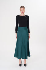 PRC Saten Skirt Emerald