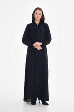 SRM Hoodie Abaya Black