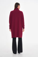 MissWhence Stone Dtld Tunic Burgundy