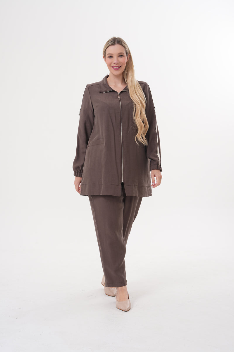 F&G Tencel Cotton Set Brown