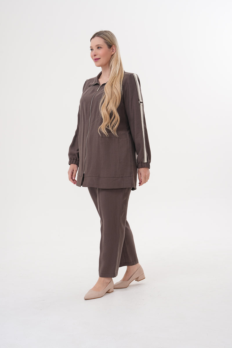 F&G Tencel Cotton Set Brown