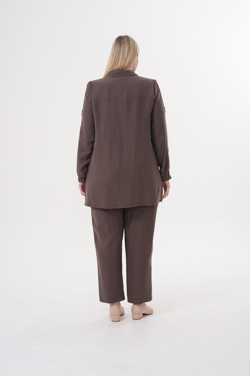 F&G Tencel Cotton Set Brown