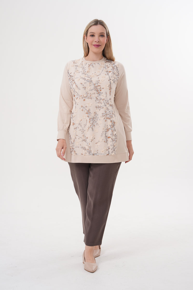 F&G Grace Tunic Beige