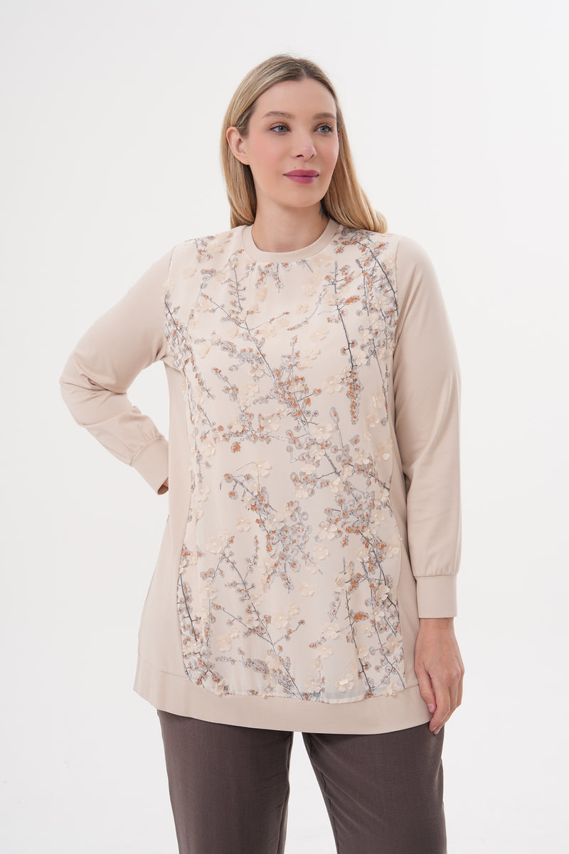 F&G Grace Tunic Beige