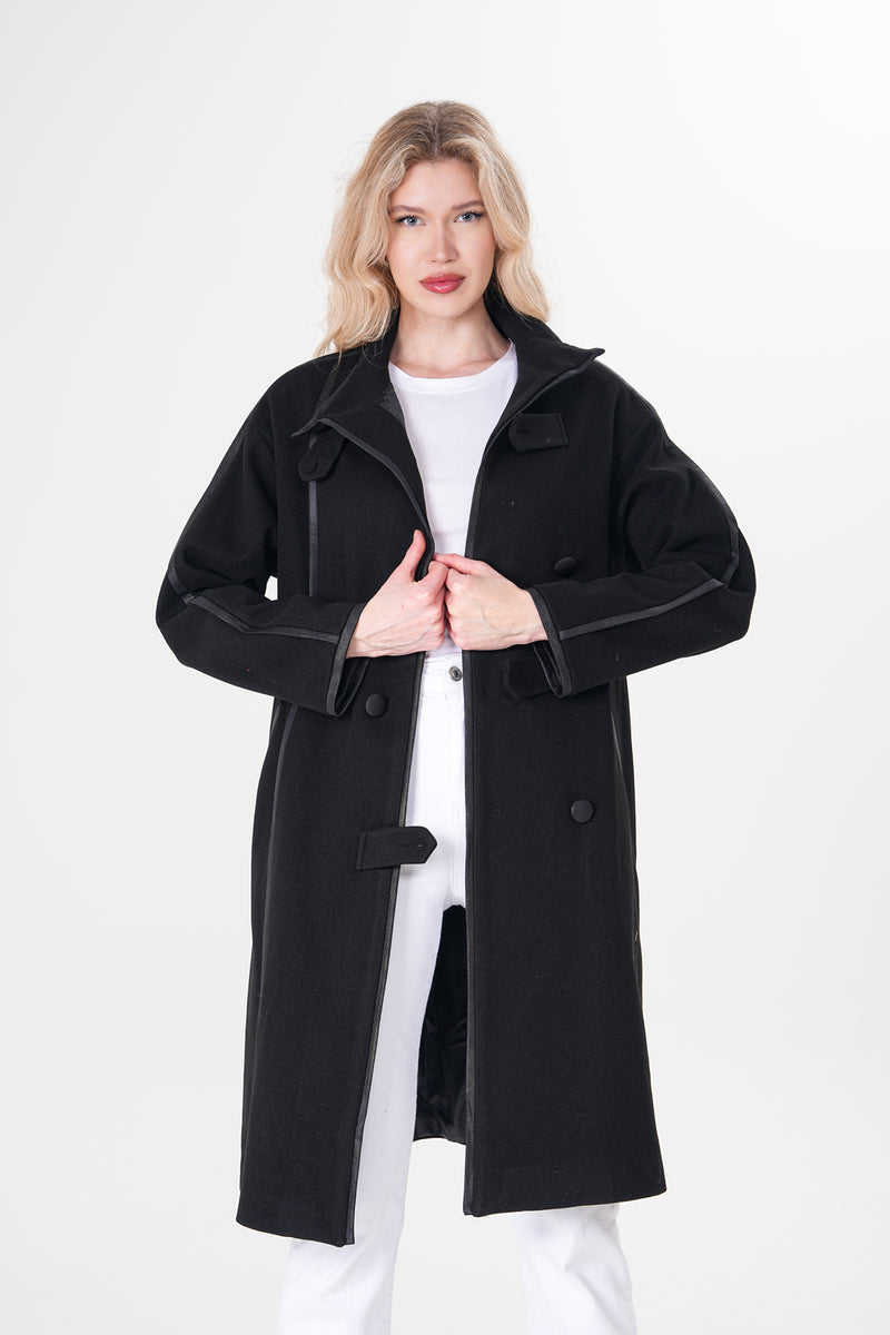 A&W Melone Coat Black