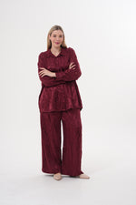 ENS Tatum Sateen Plus Set Burgundy