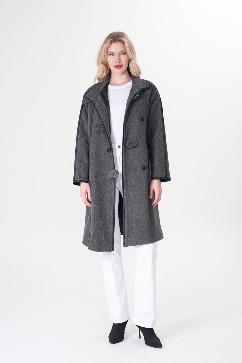 A&W Melone Coat Anthracite