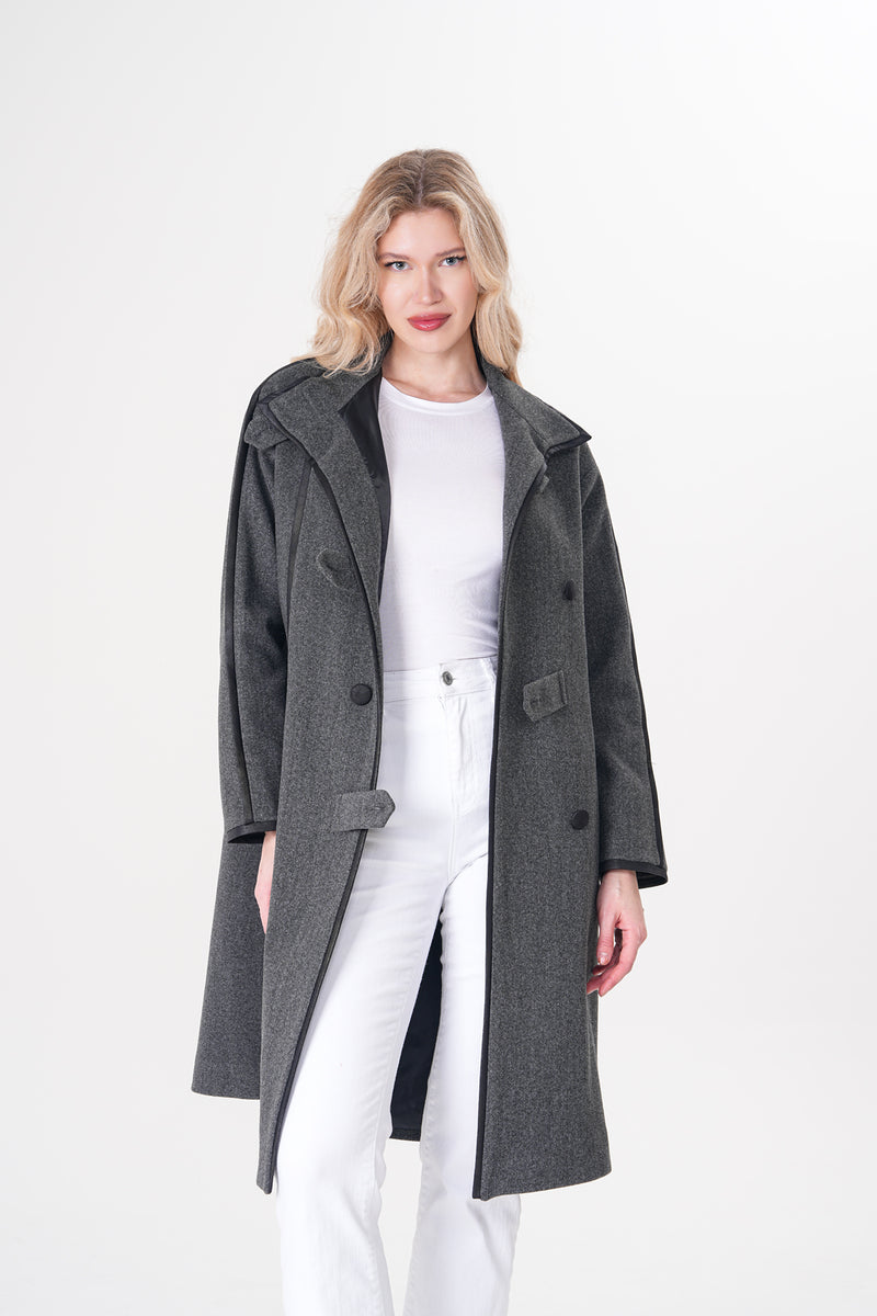 A&W Melone Coat Anthracite