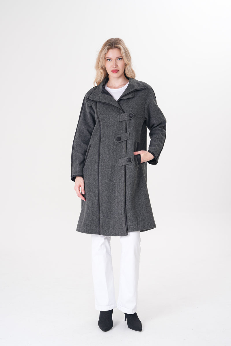 A&W Melone Coat Anthracite