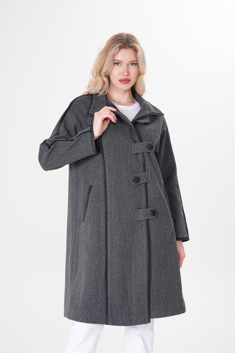 A&W Melone Coat Anthracite