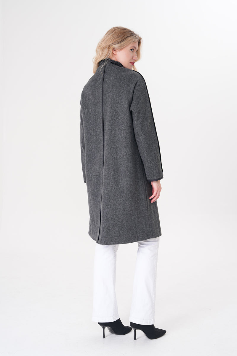 A&W Melone Coat Anthracite