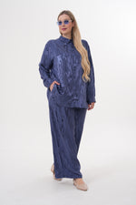 ENS Tatum Sateen Plus Set Navy Blue