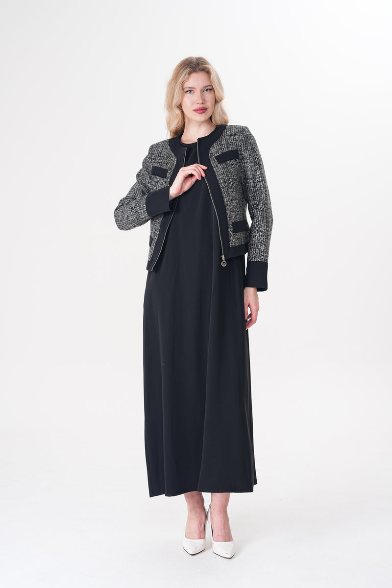 A&W Helena Jacket Set Black