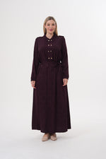 F&G Sophia Dress Burgundy