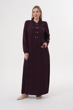 F&G Sophia Dress Burgundy
