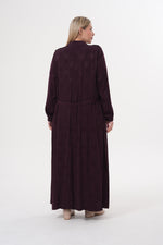 F&G Sophia Dress Burgundy