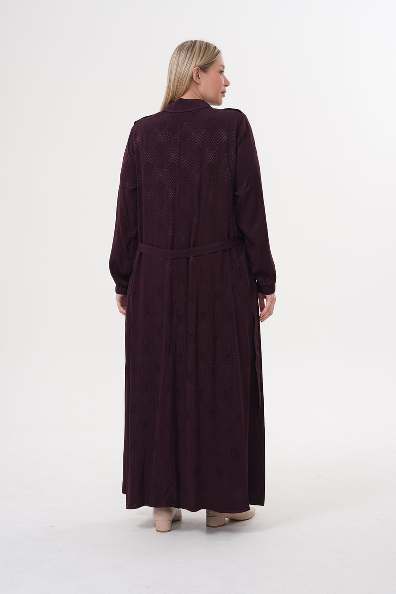 F&G Sophia Dress Burgundy