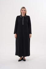 DL Braid Biding Tape Dress Black