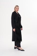 DL Lace Front Dtld Cape Black