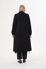 DL Lace Front Dtld Cape Black