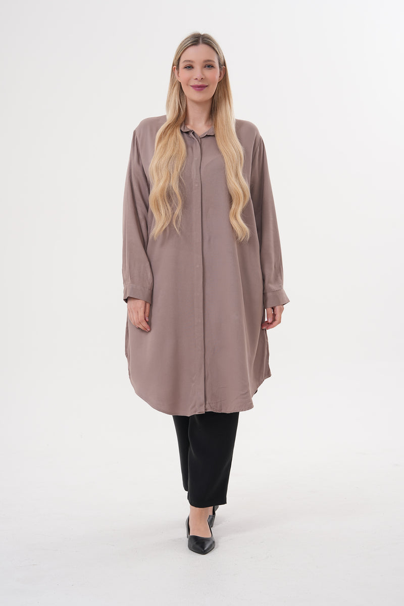 ENS Lemon Cotton Plus Shirt Mink