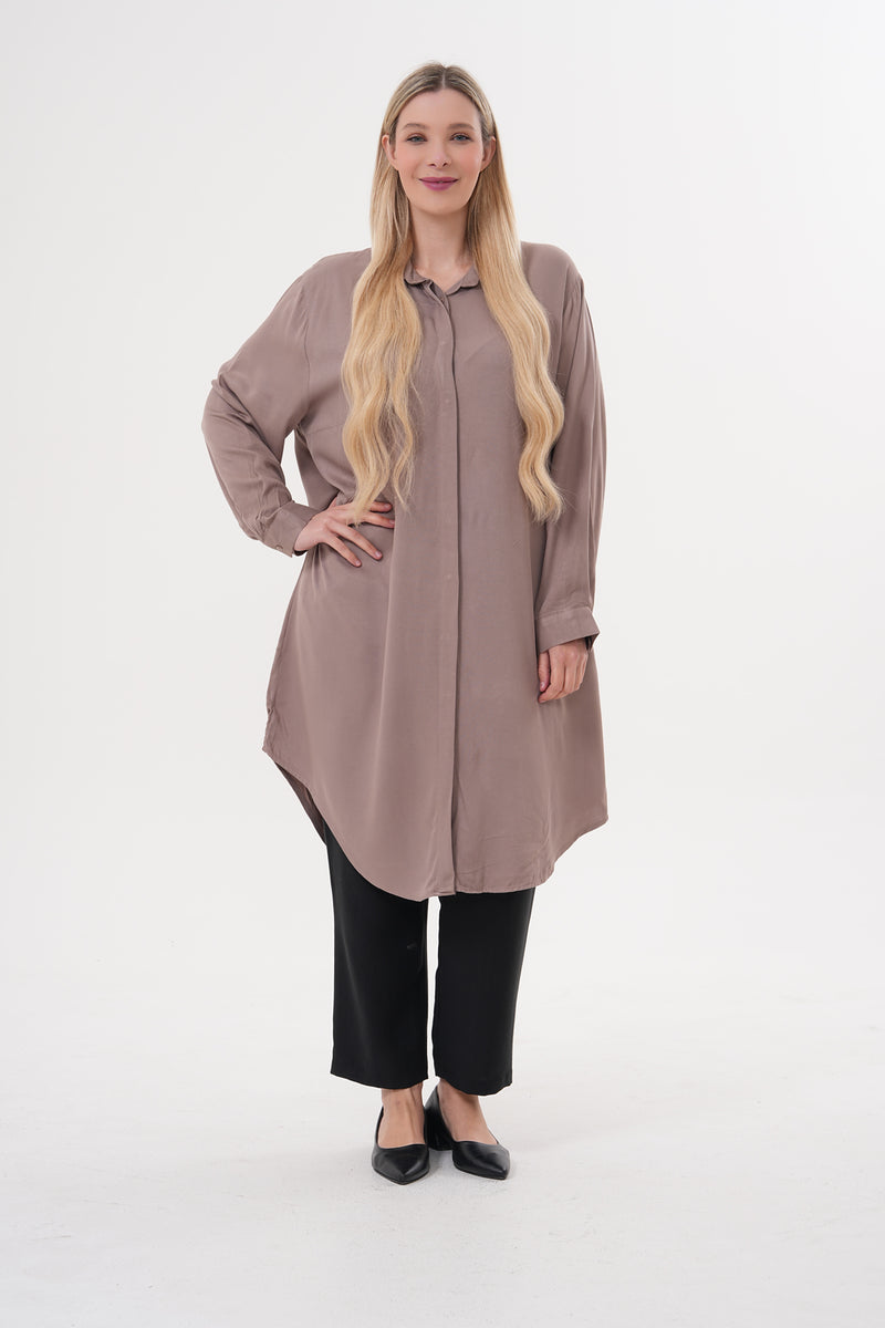 ENS Lemon Cotton Plus Shirt Mink