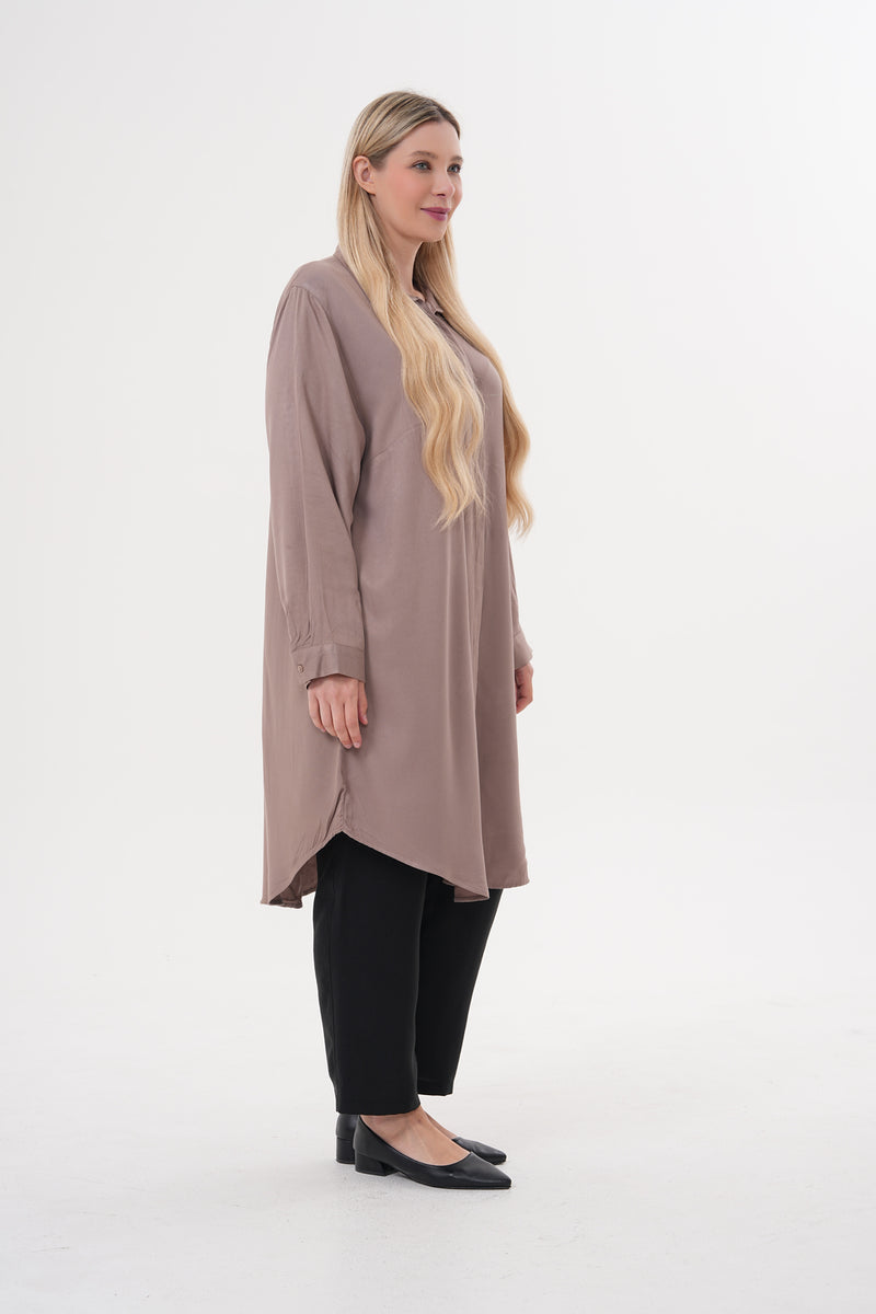 ENS Lemon Cotton Plus Shirt Mink