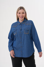 ENS Journee Denim Shirt Blue