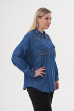 ENS Journee Denim Shirt Blue