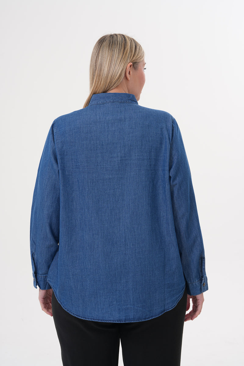 ENS Journee Denim Shirt Blue