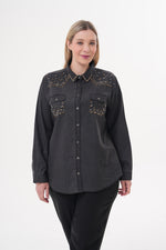 ENS Journee Denim Shirt Black